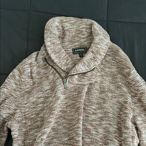 Express Brown Knit Sweater
